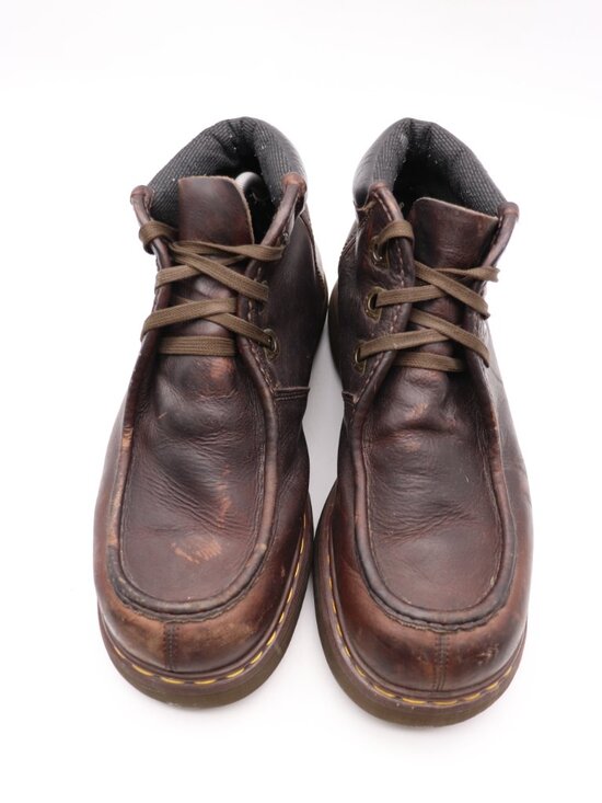 Vintage Doc Dr. Martens 8390 Men\'s UK 11 US 12 Brown Leather Boots Made England main image 9
